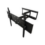 SOPORTE P/TV KLIP KPM-885 26" A 55" 50KG INCLINA/GIRA 180/PARED NEGRO - Imagen 2