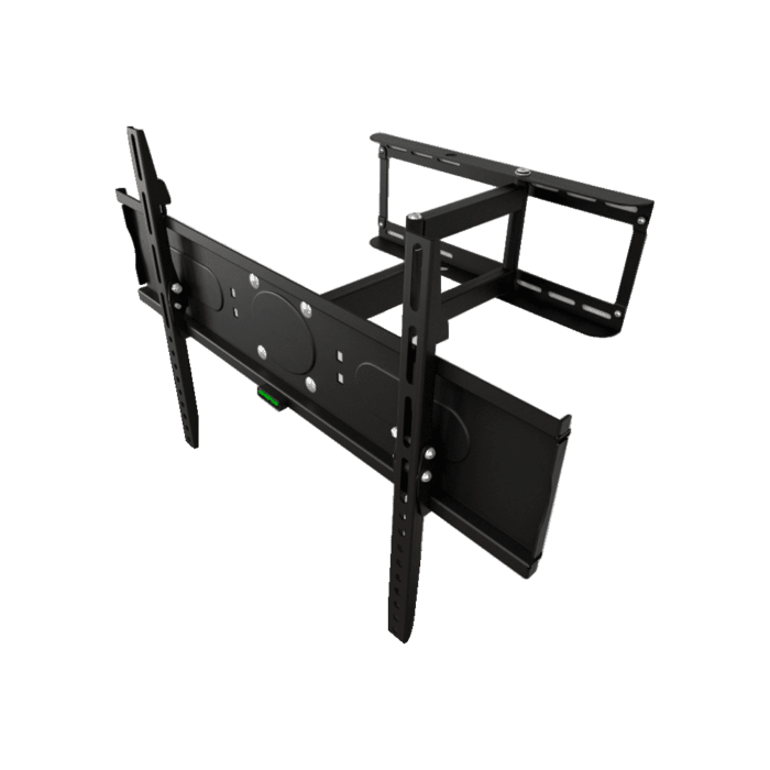 SOPORTE P/TV KLIP KPM-885 26" A 55" 50KG INCLINA/GIRA 180/PARED NEGRO - Imagen 2