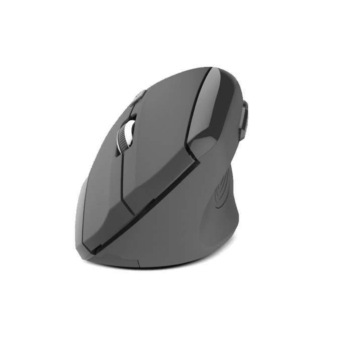 MOUSE KLIP KMW-390 VERTICAL 1600DPI/3D 6 BOT/ NEGRO WIRELES - Imagen 2