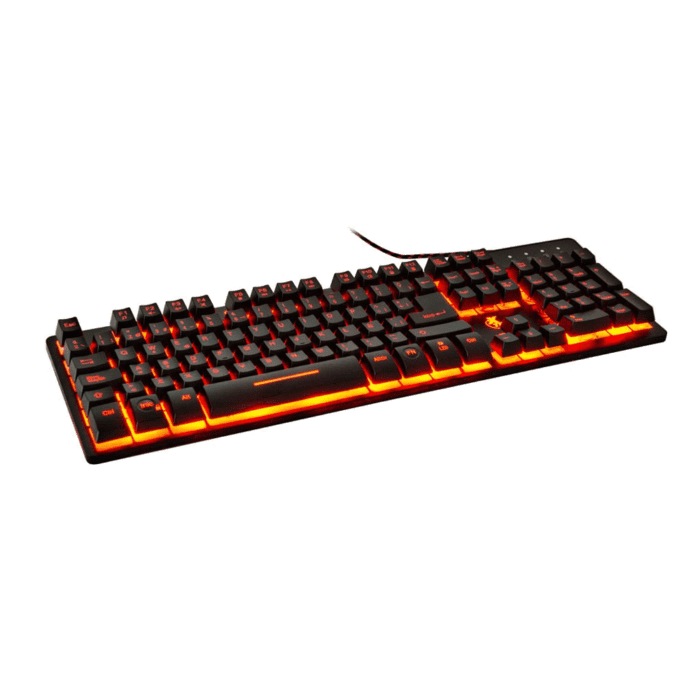 TECLADO XTECH XTK-520S MULTIMEDIA LED 3 COLOR ESP/NEGRO GAMER - Imagen 2