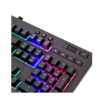 TECLADO GAMER USB PREMIUM X1 RGB MECANICO THERMAL KB-TPX-BLBRUS-01 NE - Imagen 2