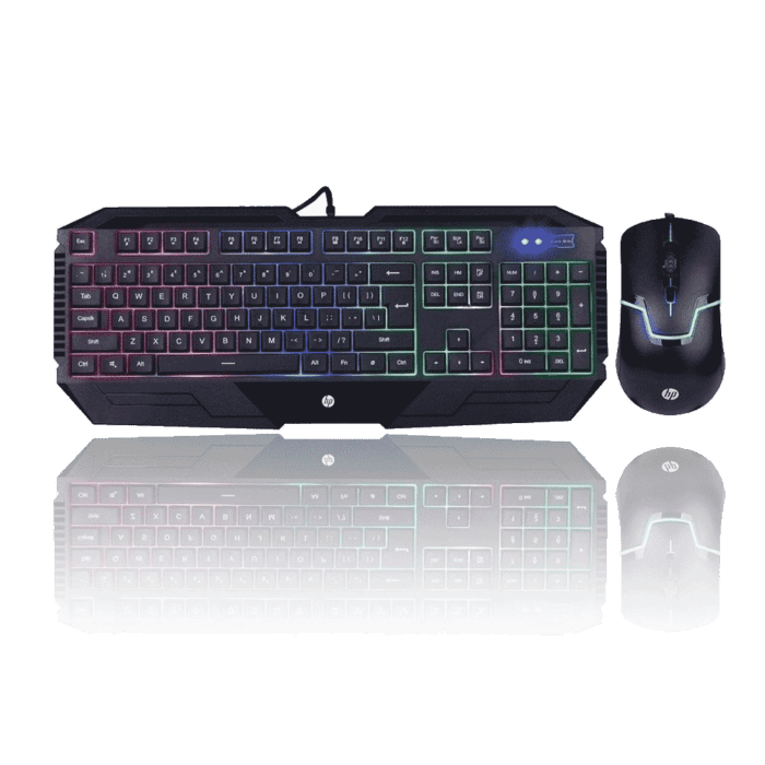 TECLADO CON MOUSE  HP GK1100 ESPAÑOL/ MULTIMEDIA NEGRO USB GAMER - Imagen 2