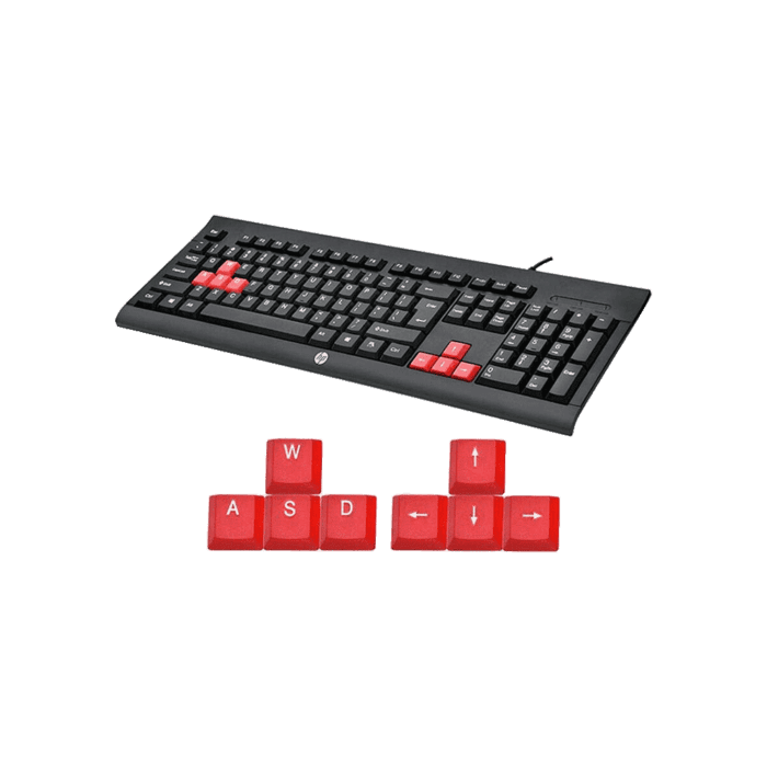 TECLADO CON MOUSE GAMER US KM100 HP ESP/ NEGRO - Imagen 2