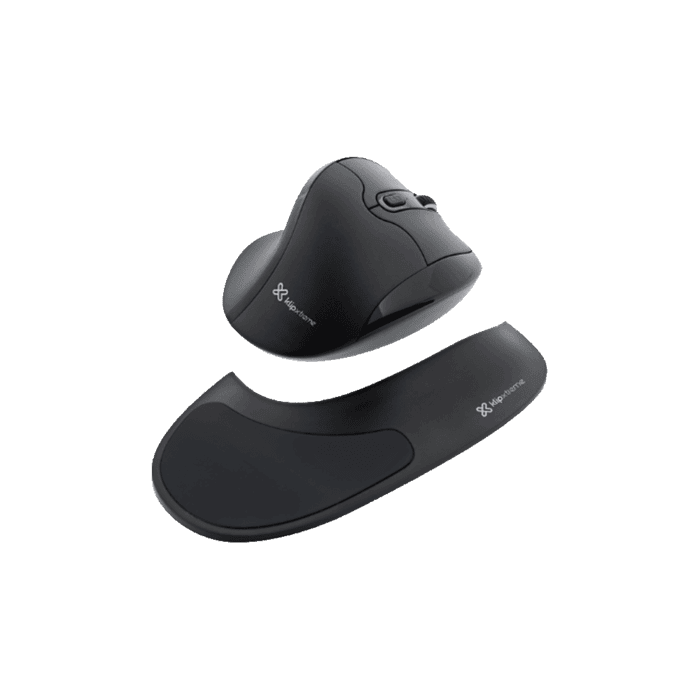 MOUSE KLIP KMW-750 FLEXOR VERTICAL 1600DPI/6 BOT/ NEGRO WIRELES - Imagen 2