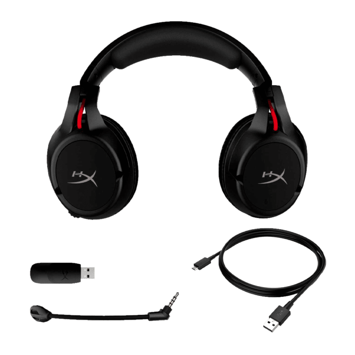 AURICULAR GAMER HYPERX HX-HSCF-BK/AM CLOUD FLIGHT HEADPH WIRELESS LED ROJO - Imagen 2