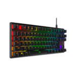 TECLADO GAMER USB HYPERX HX-KB7RDX-US ALLOY ORIGINS CORE MECANICO RED INGLES RGB