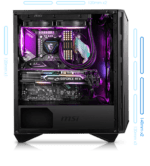 GABINETE MSI MPG GUNGNIR 110R GAMING - Imagen 2