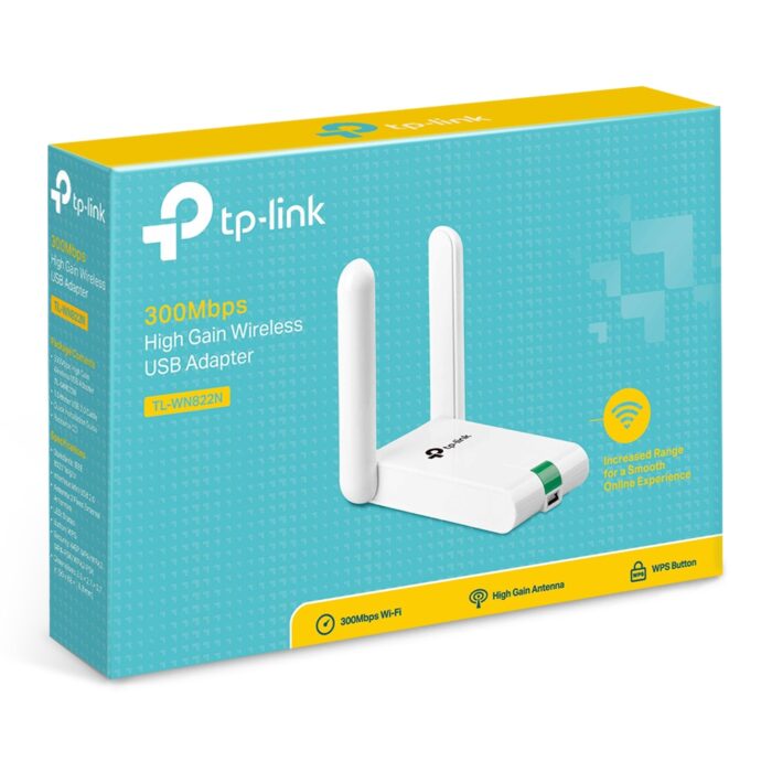 ADAPTADOR TP-LINK W NE USB TL-WN822N 300MBPS - Imagen 2