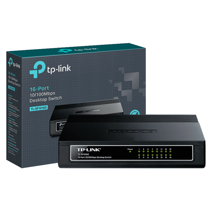 SWITCH TP-LINK 16 LAN TL-SF1016D - Imagen 2