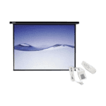 PANTALLA PROYECTOR KLIP 100" KPS-502 4:3 110V ELEC C/CONTROL BLANCO TECHO