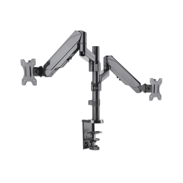SOPORTE P/2MON MANHATTAN 461597 17" A 32" 8KG INCL 35°/GIRO 90° NEGRO - Imagen 2