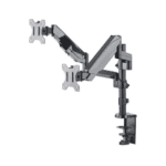 SOPORTE P/2MON MANHATTAN 461597 17" A 32" 8KG INCL 35°/GIRO 90° NEGRO