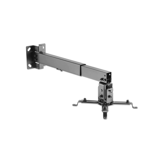 SOPORTE P/PROYECTOR 20KG MANHATTAN 461207 INCL/GIR 360/TECHO/PARED NEGRO - Imagen 2