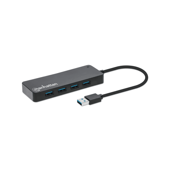 HUB USB 3.2 DE 7 PUERTOS MANHATTAN 5 GBPS/NEGRO - Imagen 2