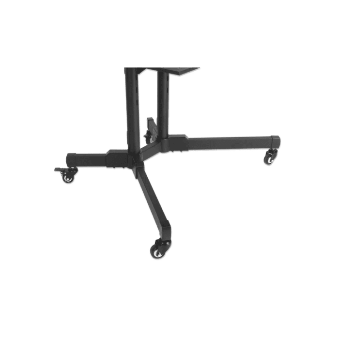 SOPORTE P/TV MANHATTAN 461238 37" A 70" 50KG C/RUEDA INC/RETRAC NEGRO - Imagen 3