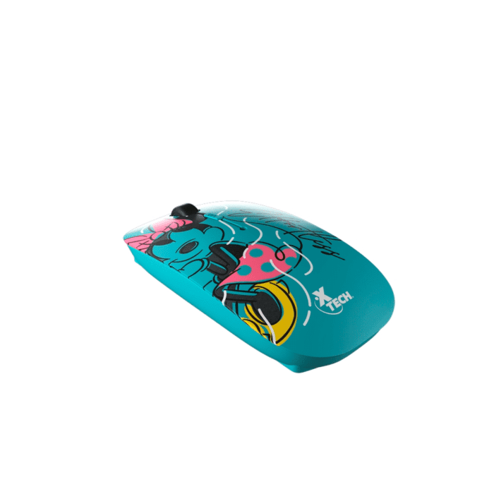 MOUSE XTECH WIRELESS XTM-D340MM MINNIE MOUSE 1600DPI/4 BOT/TURQUESA - Imagen 2