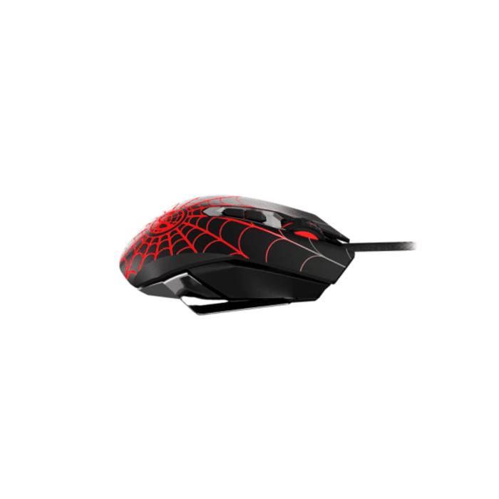 MOUSE XTECH USB XTM-M520SM SPIDERMAN 2400DPI/3D/7 BOT/NEGRO - Imagen 2