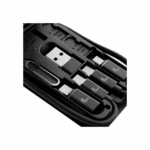 KIT USB-C C/ESTUCHE XTECH XTC-570 ADAPTADOR USB-A/M-USB/LIGHTNING/NEGRO - Imagen 2