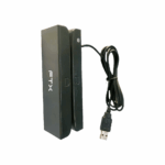 LECTOR DE TARJETA FTX USB BANDA MAGNETICA BIDIRECCIONAL MCR-100 NEGRO