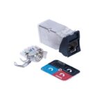 CONECTOR ZMAX HIDRIDO RJ45 CAT6A BLINDADO NEGRO